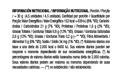 Información nutricional