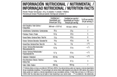 Información nutricional